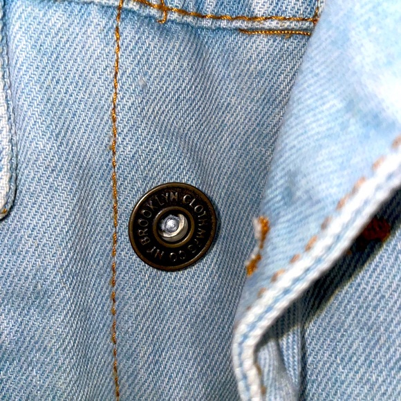 Brooklyn Cloth Jean Jacket w/ fluffy inside - Picture 3 of 6